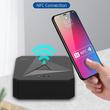 3 az 1-ben Bluetooth 5.0 audio Adó/Vevő adapter NFC csatlakozási lehetőséggel, beépített mikrofonnal