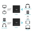 TX8 2 az 1-ben Bluetooth 5.0 audio adó/vevő, hangerő szabályzóval, zeneszám léptetővel