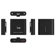 TX8 2 az 1-ben Bluetooth 5.0 audio adó/vevő, hangerő szabályzóval, zeneszám léptetővel