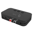 Bluetooth 5.0 audio vevő adapter NFC-vel, USB bemenettel, MP3 lejátszó