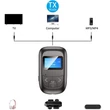 2 az 1-ben Bluetooth 5.0 LCD kijelzős audio adó-vevő adapter, beépített mikrofonnal