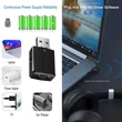 3 az 1-ben Bluetooth audio adó-vevő + külső hangkártya, Bluetooth 5.0