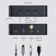 T6 Bluetooth 5.0 audio adó adapter, Optikai; Koaxiális, 3,5mm AUX és TF kártya bemenettel