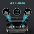 2000 mAh LED Bluetooth 5.0 vezeték nélküli érintőképernyős fülhallgató