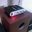 2.1 csatornás Digitális erősítő 2x15W+20W, MP3 lejátszó, Szuper Bass kimenet