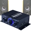 2x20W RMS teljesítményű Digitális erősítő, sztereó kimenet, RCA audio bemenet