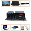 2x20W RMS (Max 2x200W) Digitális erősítő, Bluetooth, MP3 lejátszó, távirányítóval, USB, SD kártya bemenet