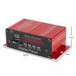 G8 2x45W RMS (Max 2x100W) Digitális Erősítő, FM rádió, Bluetooth 4.2, MP3 lejátszó, autó hifi, 12V