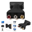 HDMI - 3RCA videó adapter, átalakító, régi RCA bemenetű tévéhez, Projektorhoz