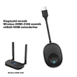 Jel adó egység (TX) Wireless-HDMI-Z508 vezeték nélküli HDMI extender adó/vevő szetthez