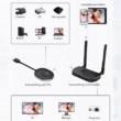 5G 4K 50 méter Vezeték nélküli HDMI extender adó/vevő szett, HDMI jeltovábbító és fogadó FullHD1080P,  DLNA