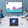 5G 4K 50 méter Vezeték nélküli HDMI extender adó/vevő szett, HDMI jeltovábbító és fogadó FullHD1080P,  DLNA