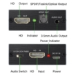 HDMI audio leválasztó, digitális analóg adapter, SPDIF 2CH és 5.1CH vagy 3,5mm Jack audio hang kimenettel
