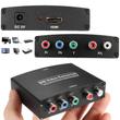 HDMI - Komponens átalakító adapter, 1080P, YPbPr 5RCA bemenetű monitorokhoz