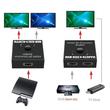 2 portos HDMI switch, bidirekcionális, passzív 4k