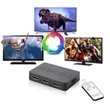 HDMI kapcsoló, 3 bemeneti és 1 kimeneti port, távirányítóval