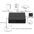 HDMI kapcsoló, 3 bemeneti és 1 kimeneti port, távirányítóval
