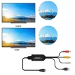 HDMI-AV2 RCA átalakító adapter, FULL HD 1080P