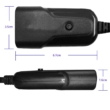 HDMI - 3RCA átalakító adapter, RCA bemenetű tévékhez, projektorokhoz, 1080P, HDMIAV2
