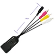 HDMI - 3RCA átalakító adapter, RCA bemenetű tévékhez, projektorokhoz, 1080P, HDMIAV2