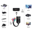 Komponens (YPbPr) - HDMI átalakító, 1080P Xbox 360, PS2, DVD - HDMI bemenetű tévékhez, projektorokhoz