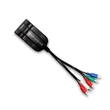 Komponens (YPbPr) - HDMI átalakító, 1080P Xbox 360, PS2, DVD - HDMI bemenetű tévékhez, projektorokhoz