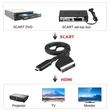 SCART-ról HDMI-re átalakító kábel, audio videó adapter HDTV/DVD/Set-top Box/PS3/PAL/NTSC, HDMI 1080p / 720p