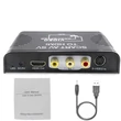 3 az 1-ben SCART/AV/SV - HDMI átalakító adapter, HDMI-s tévékhez, projektorokhoz, monitorokhoz