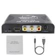3 az 1-ben SCART/AV/SV - HDMI átalakító adapter, HDMI-s tévékhez, projektorokhoz, monitorokhoz