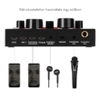 Külső hangkártya, hang centrum, 12 féle hanghatás, 6 féle effekt mód, 3 féle hangváltozás, Bluetooth 5.0