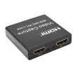 Full HD HDMI - USB2.0 külső videó kártya, video megosztó, mikrofon bemenettel