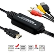 AV2 RCA - HDMI átalakító adapter, FULL HD 1080P