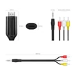 AV2 - HDMI átalakító adapter 720P/1080P, AV2 3RCA kimenetű lejátszókhoz