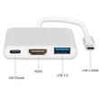 TYPE-C - HDMI átalakító adapter, 4K