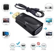 HDMI-VGA adapter, 1080P, 3.5mm audio kimenet