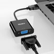 HDMI - VGA nagy felbontású 1080P video konverter, VGA bemenetű monitorokhoz, 3.5 mm audio kimenettel