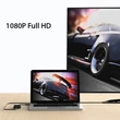 HDMI - VGA nagy felbontású 1080P video konverter, VGA bemenetű monitorokhoz, 3.5 mm audio kimenettel