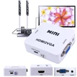 HDMI - VGA nagy felbontású video konverter, VGA bemenetű monitorokhoz