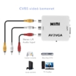 AV (RCA) - VGA átalakító adapter, CVBS videó bemenet, VGA monitorokhoz