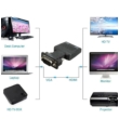 VGA-HDMI átalakító adapter, 3.5mm audió bemenettel, HDMI monitorokhoz, tévékhez, projektorokhoz