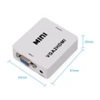 VGA - HDMI átalakító adapter, 1080P, VGA + audio jel HDMI konverter