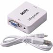 VGA - HDMI átalakító adapter, 1080P, VGA + audio jel HDMI konverter