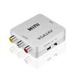 VGA - AV (RCA) átalakító adapter, VGA + 3,5mm audio bemenet, 3RCA kimenet