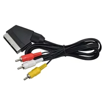 AV-YT101 SCART AV átalakító kábel, kétirányú kompozit SCART, RCA videó és audió átalakító kábel