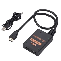 4K 2 kimeneti portos HDMI elosztó kábeles adapter 4K x 2K 3D splitter