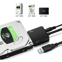 USB 3.0 - 2.5"/3.5" SATA kábel HDD/SSD átalakító adapter