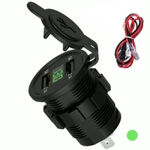 AUTÓBA építhető USB töltő, két 5V/2,1A-es töltő portal