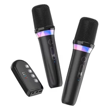 Vezeték nélküli Bluetooth 5.3 Karaoke mikrofon szett multifunkciós vezérlő egységgel