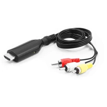 HDMI2AV - HDMI RCA CVBS átalakító adapter (Régi CRT TV-hez)