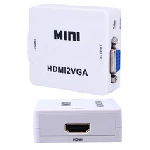 HDMI - VGA nagy felbontású video konverter, VGA bemenetű monitorokhoz